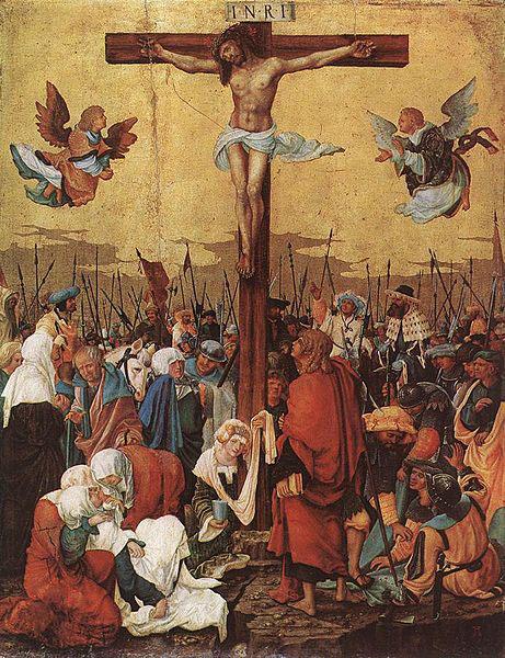 Albrecht Altdorfer Christ on the Cross France oil painting art